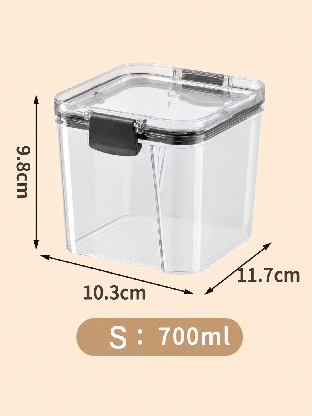 SmartSeal Kitchen Storage Jars