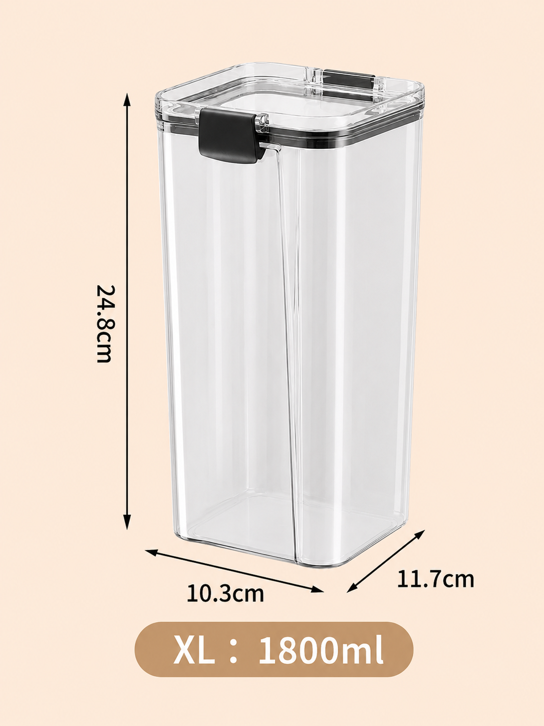 SmartSeal Kitchen Storage Jars
