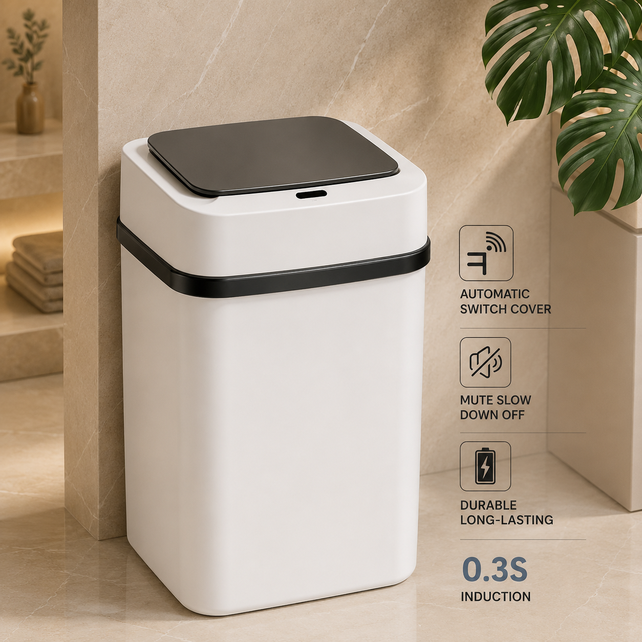 Smart Touch Waste Bin