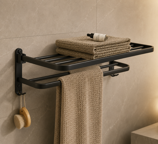 Elegant Foldable Towel Rack